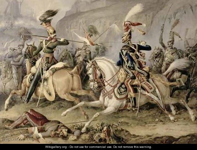 The Cavalry Battle - William Heath