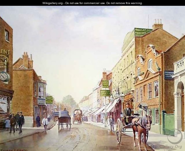 Wandsworth High Street in 1902 - Maurice T. Heath