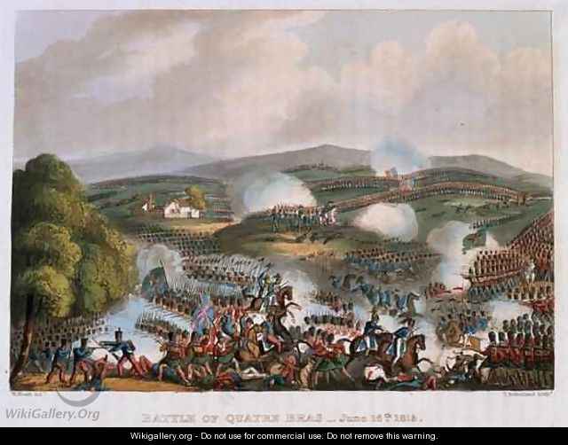 The Battle of Quatre Bras on 16th June 1815 - (after) Heath, William
