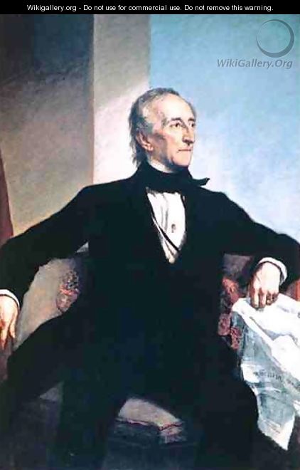 John Tyler 1790-1862 - (after) Healy, George Peter Alexander