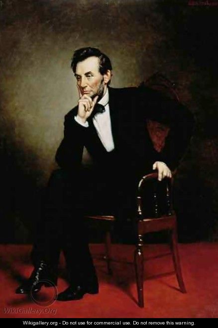 Portrait of Abraham Lincoln - George Peter Alexander Healy