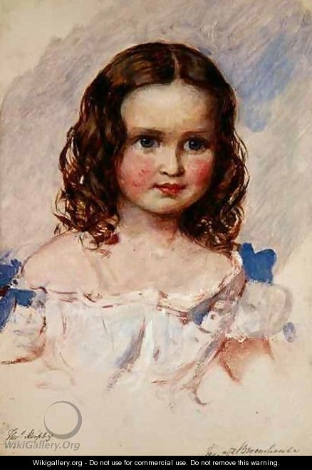 Portrait of a Young Girl - Thomas Frank Heaphy