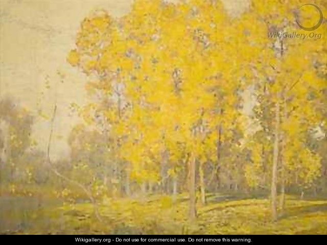 Landscape with Trees Autumn - Sir Alfred East