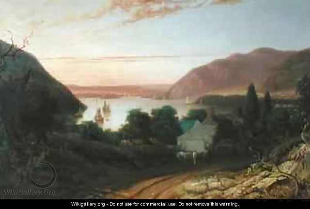 Hudson River with a Distant View of West Point - Seth Eastman