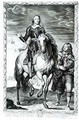 Equestrian portrait of Oliver Cromwell 1599-1658 - (after) Dyck, Sir Anthony van