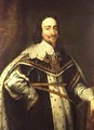 King Charles I 1600-49 in Garter Robes - (after) Dyck, Sir Anthony van
