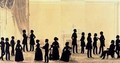 Silhouette of the Family and Guests of Dr Cheesman - Augustin Amant Constant Fidele Edouart