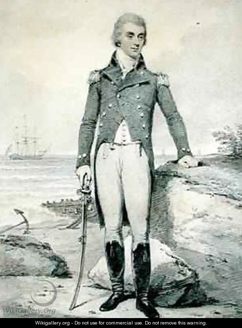 Thomas Wells 1759-1811 Vice Admiral of the Red - Henry Edridge