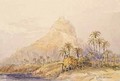 Extinct volcano between El Deir and Abu Simbel Egypt - Arthur Sherwood Edwards