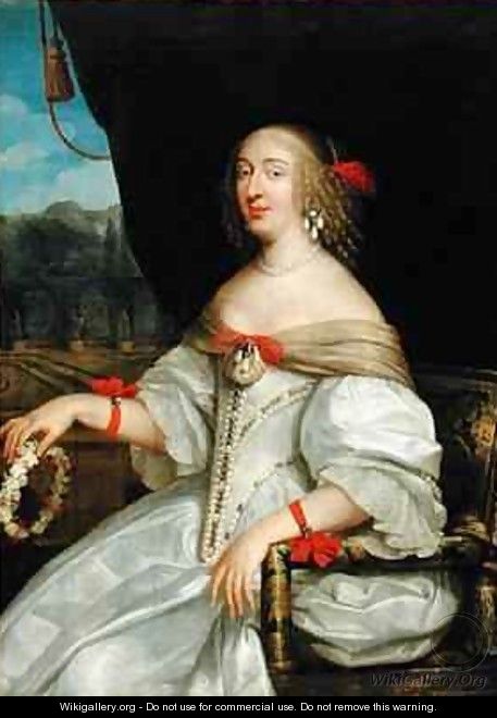 Portrait of Anne Marie Louise dOrleans 1627-93 Duchess of Montpensier - Louis Ferdinand (the Elder) Elle