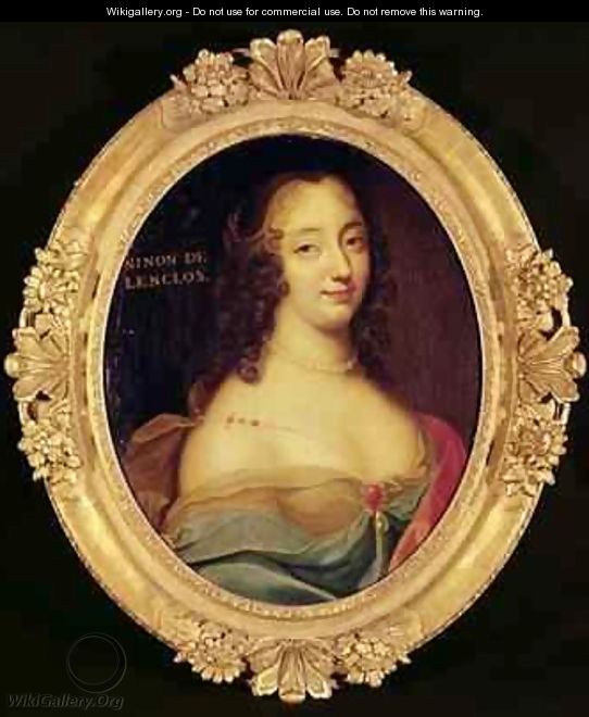 Ninon de Lenclos 1616-1706 - Louis Ferdinand (the Elder) Elle