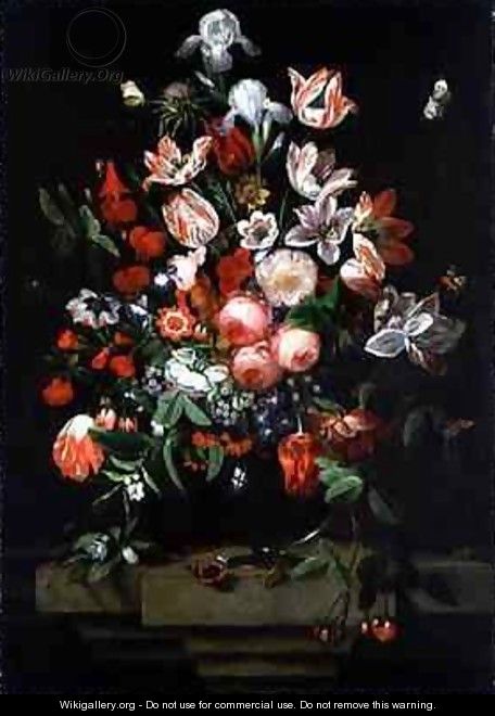 Flower Painting - Ottmar The Elder Elliger