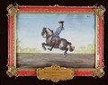 No 49 A horse of the Spanish Riding School performing a dressage movement called a Ballotade - Baron Reis d' Eisenberg