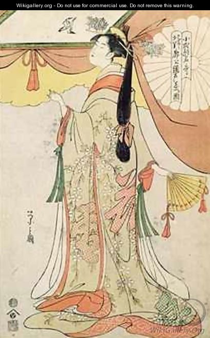 The Poetess Ko Shibuku - Hosoda Eishi