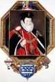 Portrait of William Cecil 1st Baron Burghley from Memoirs of the Court of Queen Elizabeth - Sarah Countess of Essex