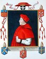 Portrait of Thomas Wolsey Cardinal and Statesman from Memoirs of the Court of Queen Elizabeth - Sarah Countess of Essex