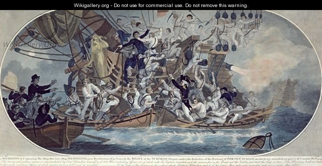 The boarding and capturing of His Majestys late ship - (after) Elms