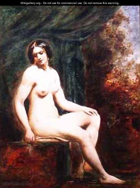 Seated Female Nude - William Etty