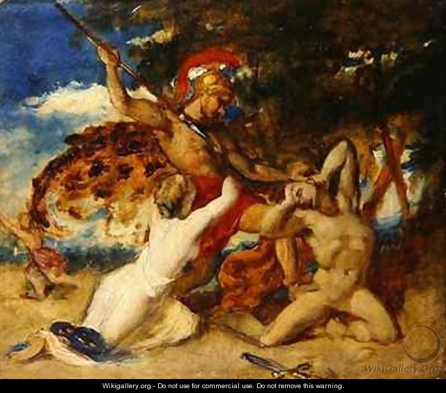 Mercy interceding for the Vanquished - William Etty
