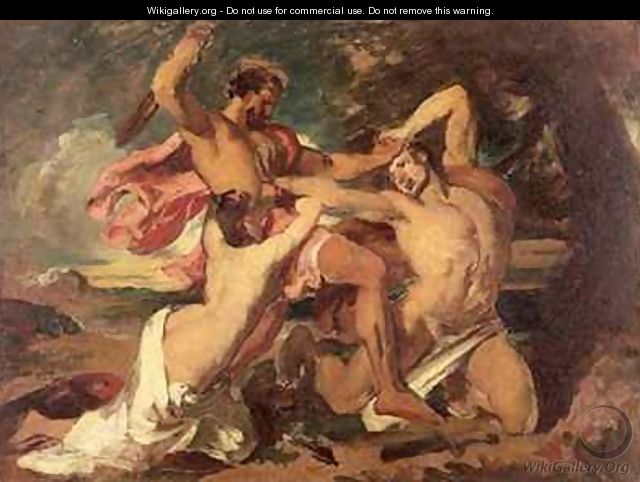 The Combat Woman pleading for the vanquished - William Etty