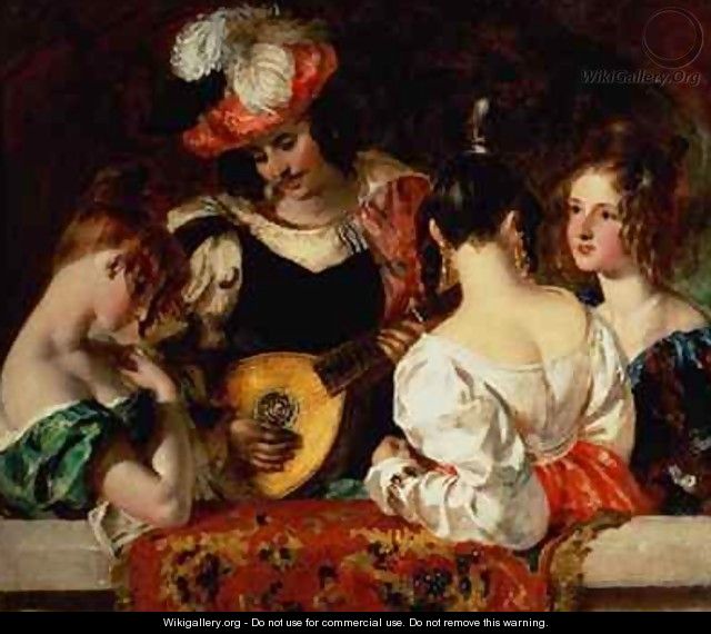 The Lute Player - William Etty