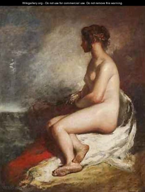 Study of a Seated Nude - William Etty