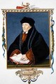 Portrait of Erasmus from Memoirs of the Court of Queen Elizabeth - Sarah Countess of Essex