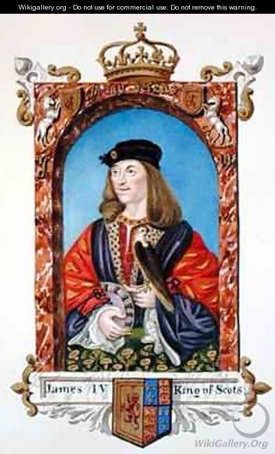 Portrait of James IV of Scotland from Memoirs of the Court of Queen Elizabeth - Sarah Countess of Essex