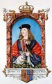 Portrait of James IV of Scotland from Memoirs of the Court of Queen Elizabeth - Sarah Countess of Essex