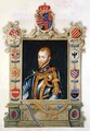 Portrait of Philip II King of Spain 1527-98 from Memoirs of the Court of Queen Elizabeth - Sarah Countess of Essex