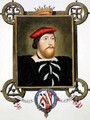 Portrait of Thomas Boleyn Earl of Wiltshire from Memoirs of the Court of Queen Elizabeth - Sarah Countess of Essex