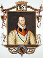 Portrait of Ambrose Dudley 1st Earl of Warwick from Memoirs of the Court of Queen Elizabeth - Sarah Countess of Essex