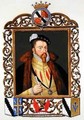 Portrait of Thomas Radcliffe 3rd Earl of Sussex from Memoirs of the Court of Queen Elizabeth - Sarah Countess of Essex
