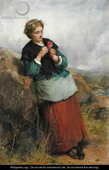 The Flower of Dunblane - Thomas Faed
