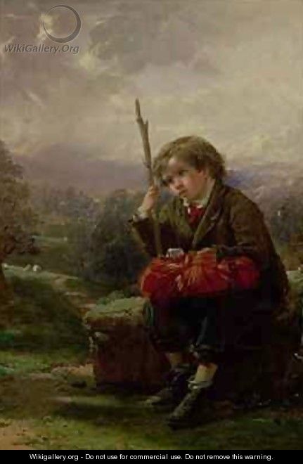 A Rest by the Way - Thomas Faed
