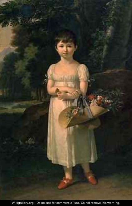 Portrait of Amelia Oginski - Francois-Xavier Fabre