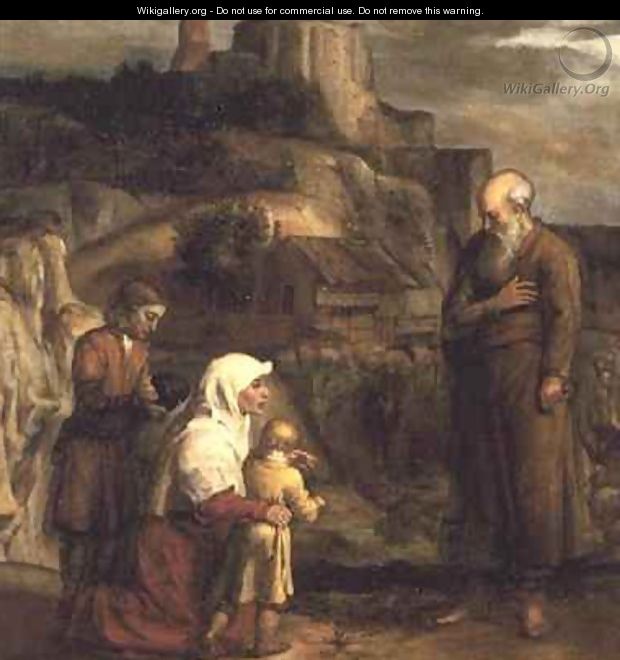 Elijah and the Widow of Zarephath - Barent Fabritius