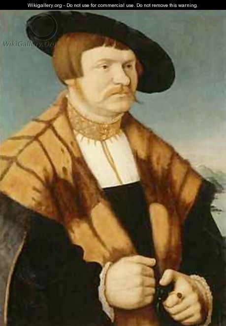 Portrait of Frankfurtian Patrician Hans Bromm - Conrad Faber von Creuznach