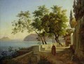 The Terrace of the Capucins in Sorrento - Joachim Faber