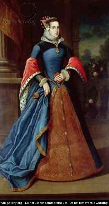 Lady Mary Fitzalan - (after) Eworth or Ewoutsz, Hans