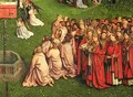 The Ghent Altarpiece detail from the Adoration of the Mystic Lamb - Hubert & Jan van Eyck