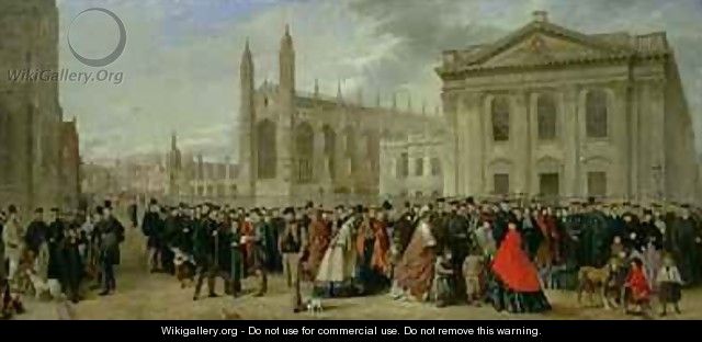Degree Morning at Cambridge in 1863 - Robert Farren