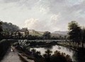 The Royal Crescent Bath from the Avon - Joseph Farington