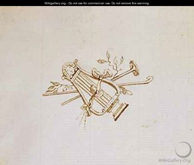 Drawing from Michael Faradays scrapbook 21 - Michael Faraday