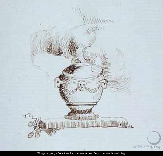 Drawing from Michael Faradays scrapbook - Michael Faraday