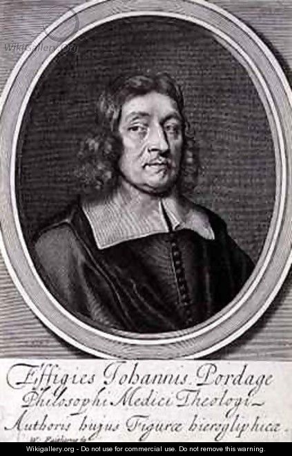 Portrait of John Pordage 1608-98 - William Faithorne