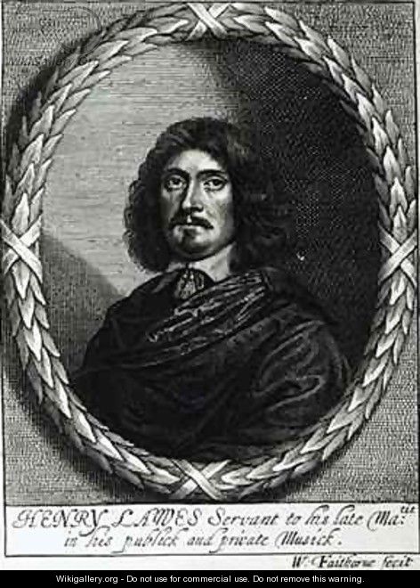 Henry Lawes 1596-1662 - William Faithorne
