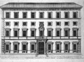 View of the facade of Palazzo Marchese - Giovanni Battista Falda