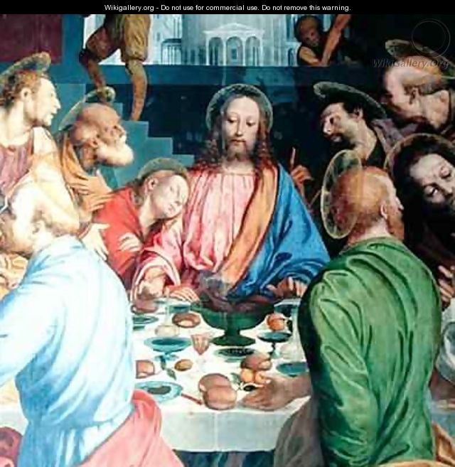 The Last Supper detail of Christ - Gaudenzio Ferrari