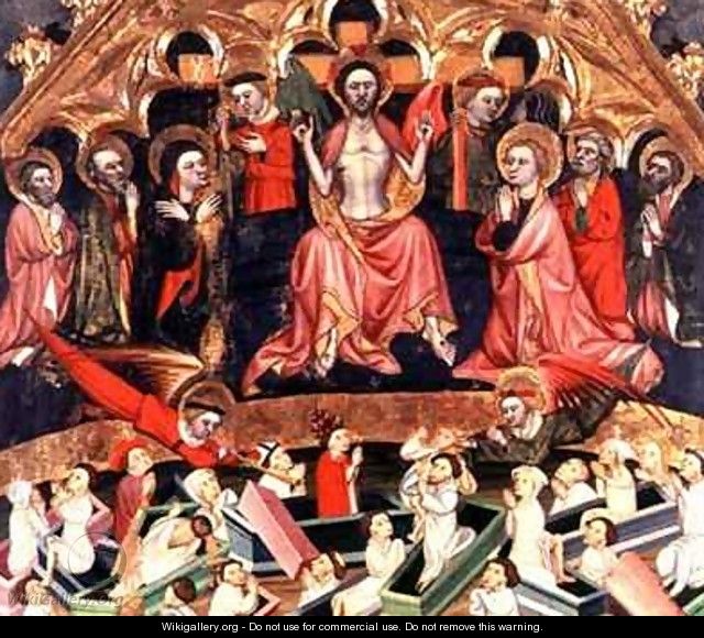 The Last Judgement from The Altarpiece at the old church of Sant Salvador dAlbatarrec at Lleida - Jaime Ferrer II